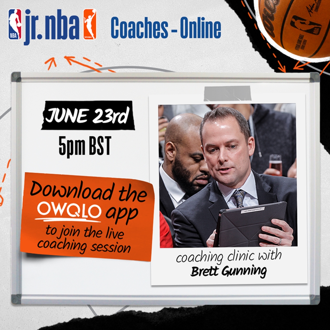 Jr.NBA Coaches-Online con Brett Gunning