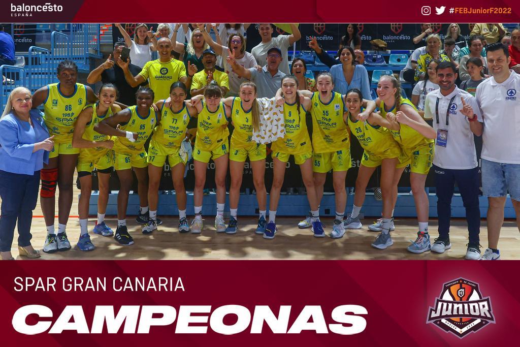 SPAR Gran Canaria campeonas del Campeonato de España de Clubes Junior Femenino