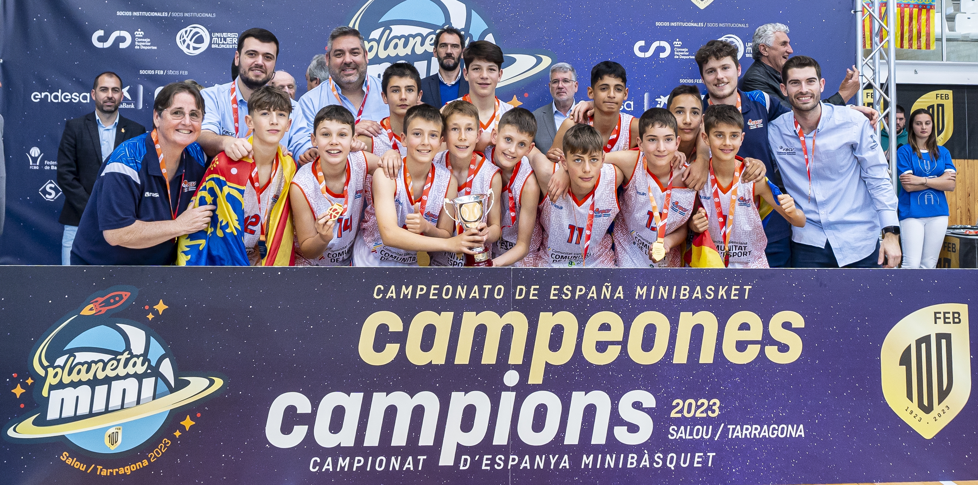 Comunidad Valenciana, campeones de España Selecciones Autonómicas de Minibasket 2023