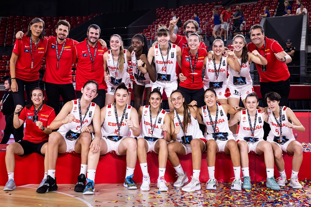 España, medalla de plata en el cameponato de Europa FIBA U16 Femenino