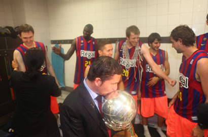 Xavi Pascual conquista el título de Liga ACB con el Regal FC Barcelona