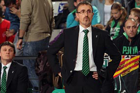 El entrenador asistente: José Ángel Samaniego