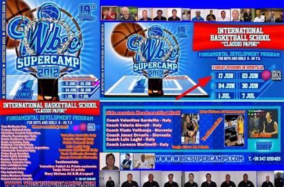 19 º WBSC Supercamp Italia ‘Claudio Papini International Basketball School’