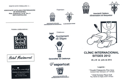 El Clínic Internacional de Sitges 2012 contará con la presencia de la AEEB