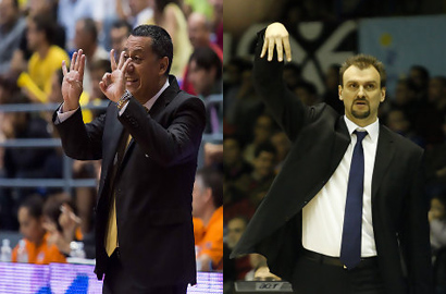 Zan Tabak y Alejandro Martínez, Mejores Entrenadores Liga Endesa del mes de abril-Trofeo AEEB