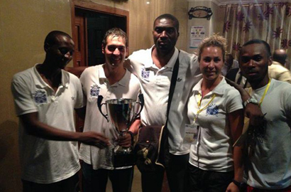 Miguel Ángel Hoyo, campeón de la Zona Centro de África con los Malabo Kings