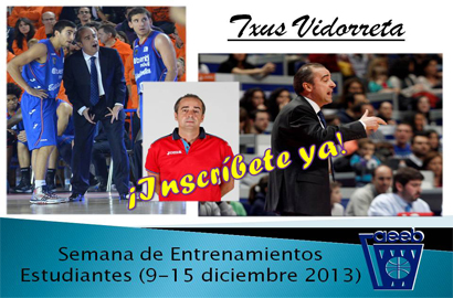 Semana de entrenamientos con TXUS VIDORRETA