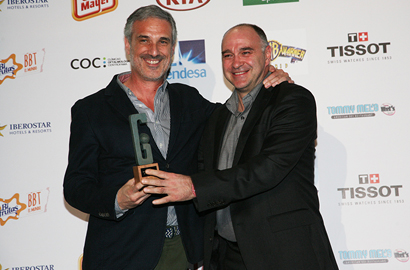 José Luis Abós mejor entrenador en los Premios Gigantes