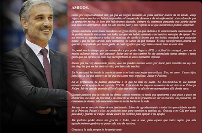 Carta póstuma José Luis Abós