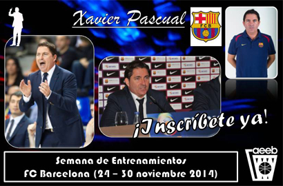 Semana de entrenamientos con XAVIER PASCUAL