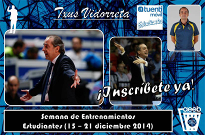 Semana de entrenamientos con TXUS VIDORRETA