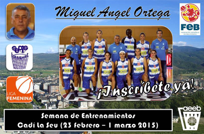 Semana de entrenamientos con MIGUEL ÁNGEL ORTEGA