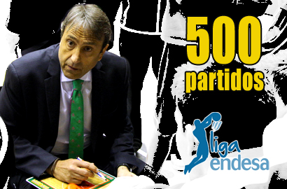 Luis Casimiro Palomo, 500 partidos en la Liga Endesa