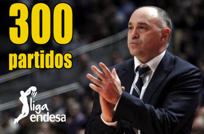 Pablo Laso, 300 partidos en Liga Endesa