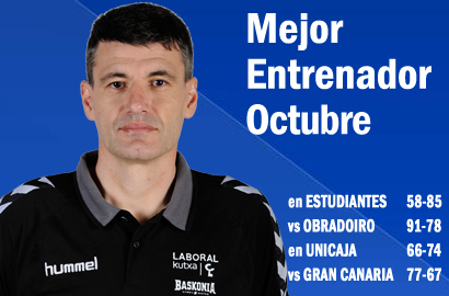 Velimir Perasovic Mejor Entrenador del Mes de Octubre-Trofeo AEEB