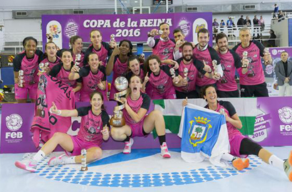 CB Conquero Huelva Wagen campeonas de la Copa de la Reina