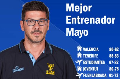 Fotis Katsikaris Mejor Entrenador del Mes de Mayo-Trofeo AEEB