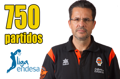 Pedro Martínez, 750 partidos en Liga Endesa