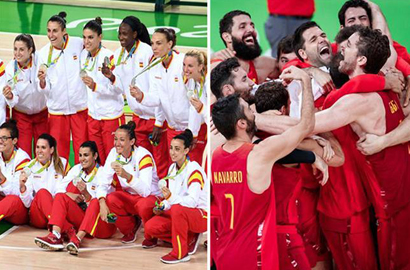 Una Plata y un Bronce Olímpicos