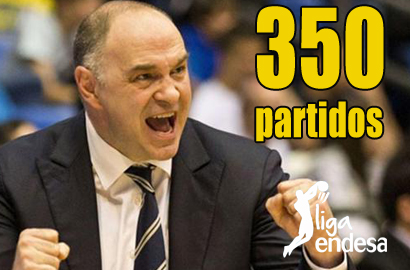 Pablo Laso, 350 partidos en la Liga Endesa