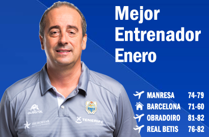 La AEEB designa a Txus Vidorreta Mejor Entrenador del Mes de Enero
