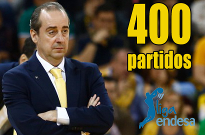 Txus Vidorreta, 400 partidos en Liga Endesa