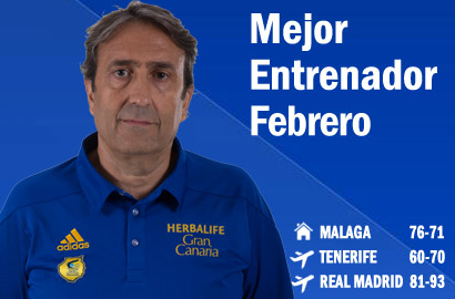 La AEEB designa a Luis Casimiro Mejor Entrenador del Mes de Febrero