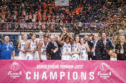 Lucas Mondelo y César Rupérez, campeones de la Euroliga Femenina