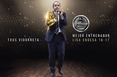 Txus Vidorreta, Mejor Entrenador de la liga regular de la Liga Endesa 2016-17