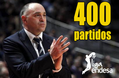 Pablo Laso, 400 partidos en Liga Endesa