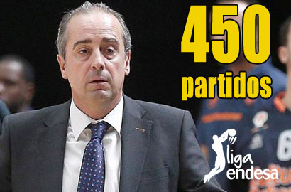 Txus Vidorreta, 450 partidos en Liga Endesa