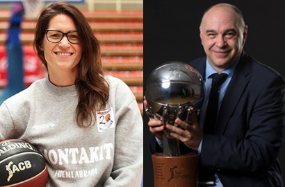 Anna Montañana y Pablo Laso recibirán el Trofeo AEEB-Memorial Antonio Díaz Miguel 2017/18
