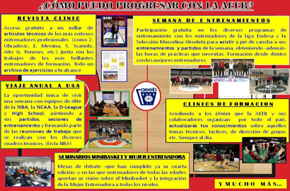 Progresa como entrenador con la AEEB. Memoria de actividades 2017