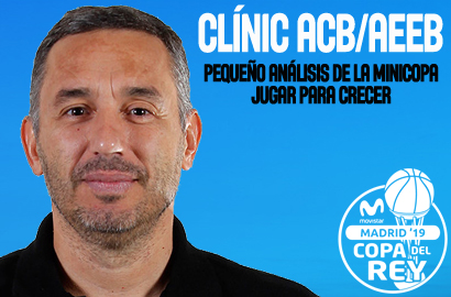 Jota Cuspinera, ponente en el Clínic AEEB-ACB de la Copa del Rey Madrid 2019