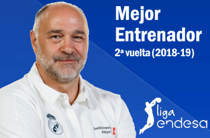 Pablo Laso, Mejor Entrenador de la segunda vuelta de la Liga Endesa 2018-19