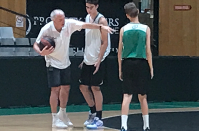 Zeljko Obradovic en el EuroLeague Coaches Clínic 2019 por Trifón Poch