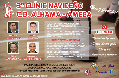 3º Clínic Navideño C.B Alhama-AMEBA 2019
