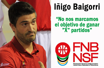 Iñigo Baigorri: “No nos marcamos el objetivo de ganar “X” partidos”
