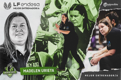 Madelén Urieta, mejor entrenadora de la temporada 2019/20 en la LF Endesa
