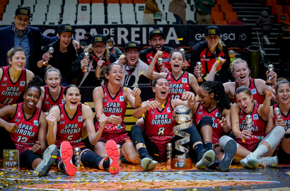 Spar Girona, campeonas de la Copa de la Reina