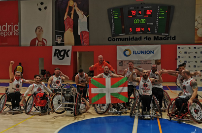 Bidaideak Bilbao, campeón de Liga de baloncesto en silla de ruedas