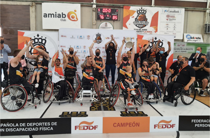 Amiab Albacete, campeón de la Copa del Rey de baloncesto en silla de ruedas
