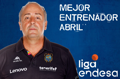 Txus Vidorreta Mejor Entrenador del Mes de Abril-Trofeo AEEB Liga Endesa