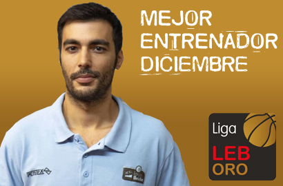 Gerard Encuentra Mejor Entrenador del Mes de Diciembre-Trofeo AEEB LEB Oro
