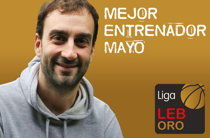 Iñaki Jiménez Mejor Entrenador del Mes de Mayo-Trofeo AEEB LEB Oro