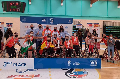 La Selección Española Femenina de BSR Bronce en el Europeo