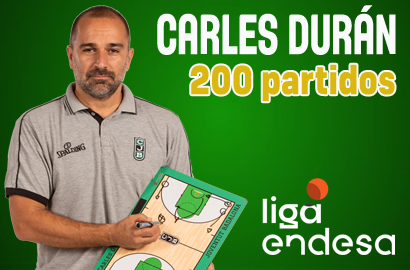 Carles Durán, 200 partidos en Liga Endesa
