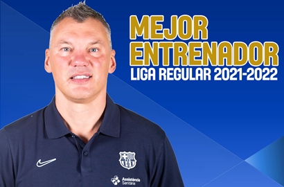 La AEEB nombra a Sarunas Jasikevicius Mejor Entrenador de la fase regular 2021-22