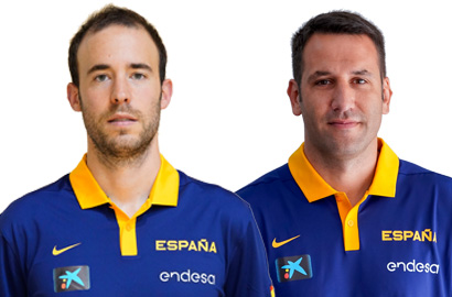 Bernat Canut y Dani Miret camino a los Europeos de la U18F y U18M