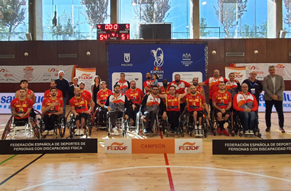 España, campeona invicta de la Copa 5 Naciones de baloncesto en silla